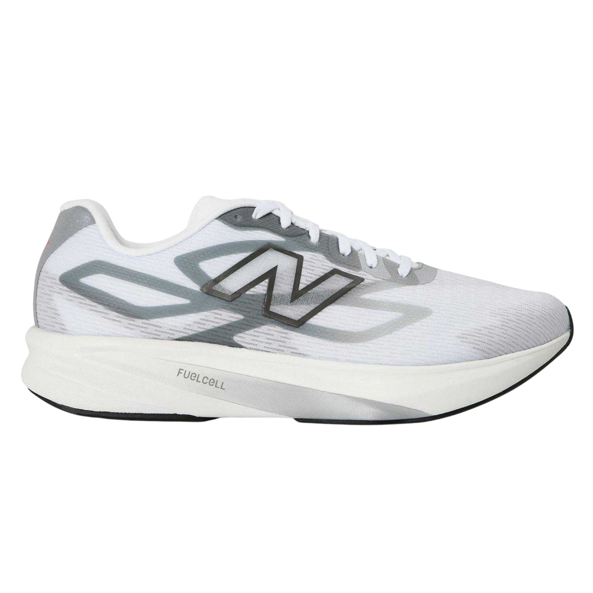 White - Front - New Balance Mens Flite R Trainers
