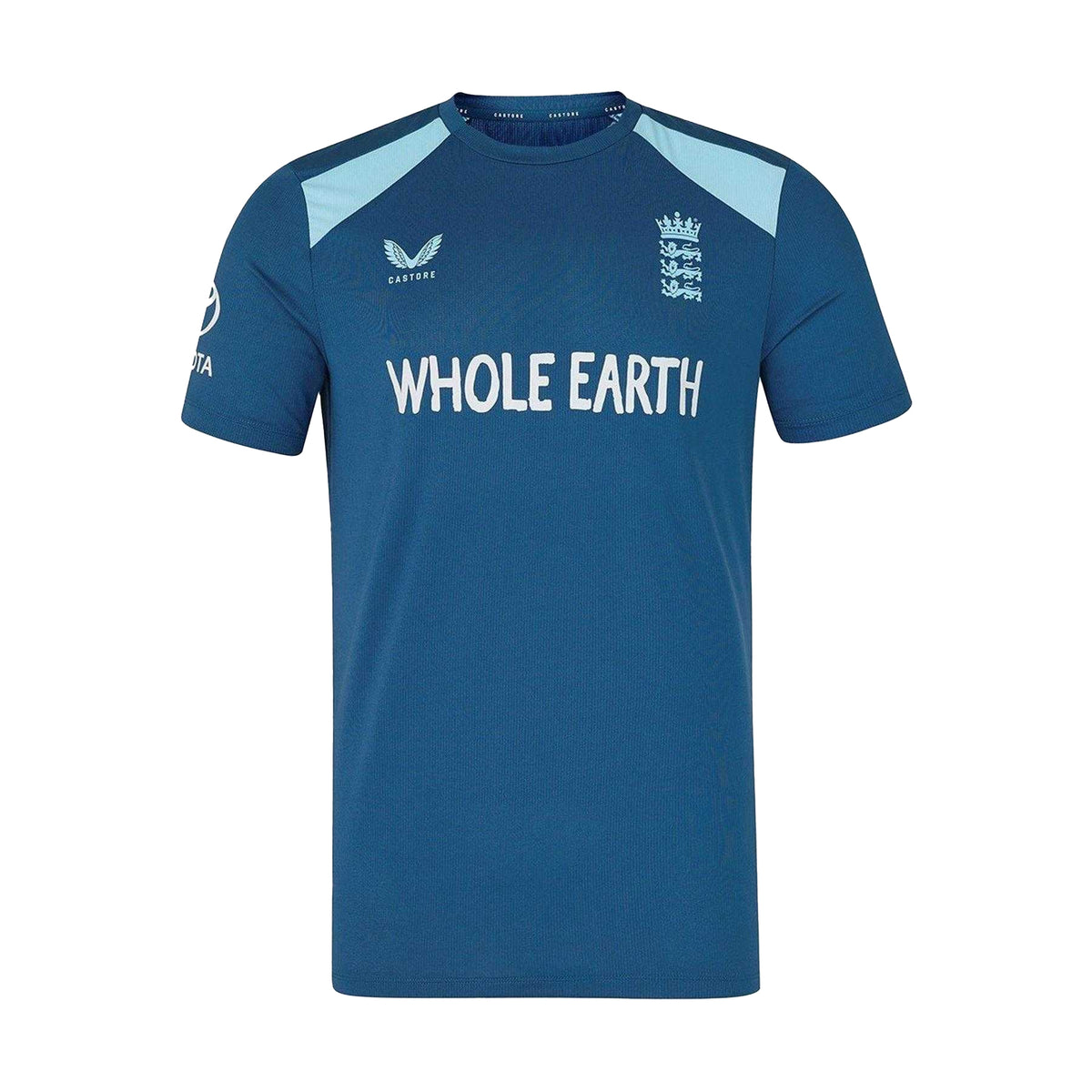 Ensign Blue - Front - Castore Mens 26-27 England Cricket Performance Training T-Shirt