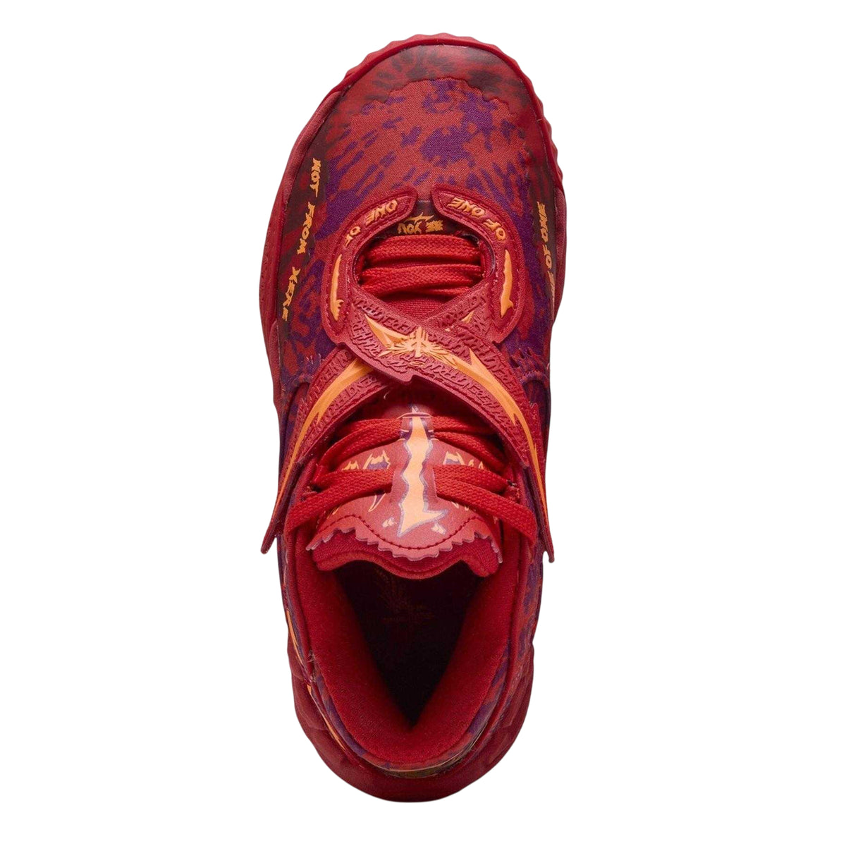 Red - Side - Puma Childrens-Kids Mb.05 Crowd Trainers