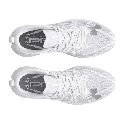 White - Side - Under Armour Mens Velociti Trainers