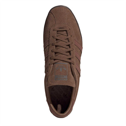 Brown - Lifestyle - Adidas Mens Originals 3 Stripes Suede Flat Trainers