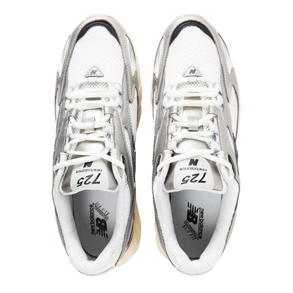 White-Silver - Side - New Balance Mens 725 Trainers