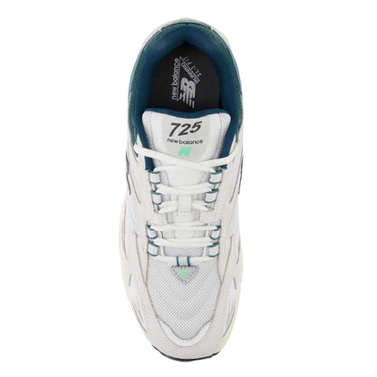 White-Green - Back - New Balance Mens 725 Trainers