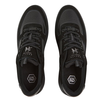 Black - Side - Cruyff Mens Endorsed Leather Trainers