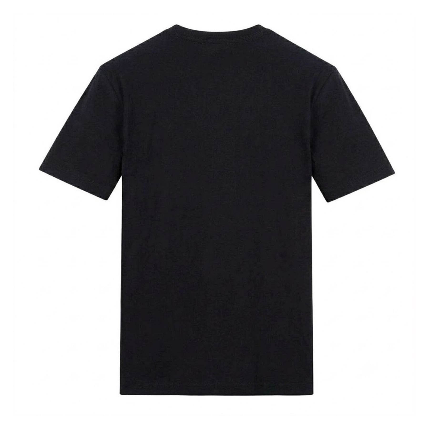 Black - Back - Plain Lazy Mens Bicycle T-Shirt