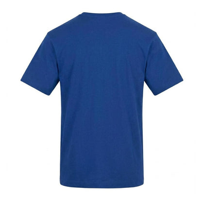 Blue - Back - Plain Lazy Mens Bicycle T-Shirt