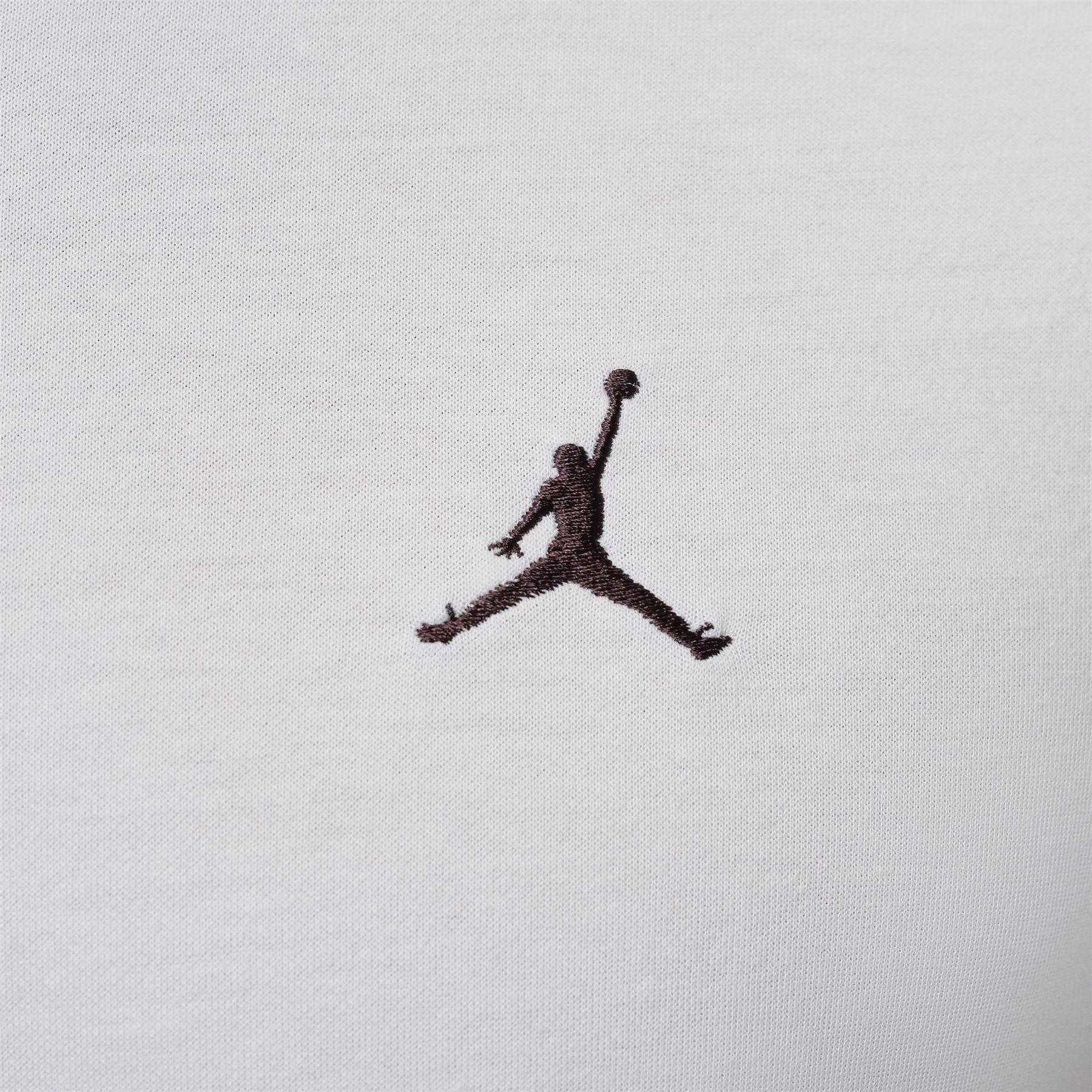 White-Black - Side - Nike Mens Air Jordan Polo Shirt