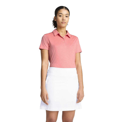 Peach - Side - Puma Womens-Ladies Mattr Lianas Tailored Polo Shirt