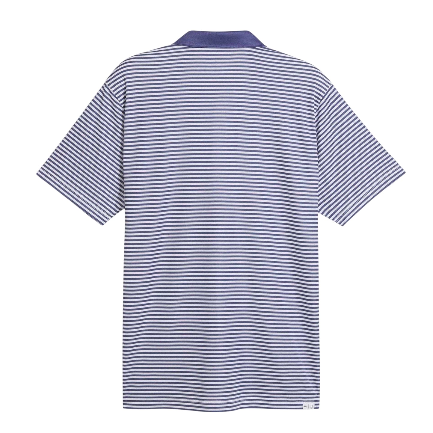 Blue-Navy - Back - Puma Mens Pure 2.0 Striped Performance Polo Shirt
