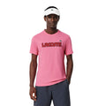 Pink - Lifestyle - Lacoste Mens Logo Cotton Ultra Dry Sports T-Shirt