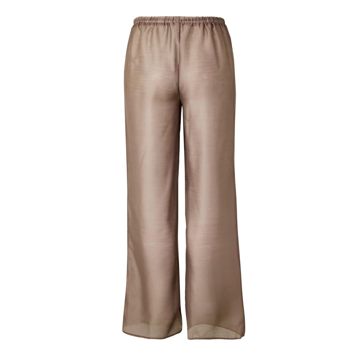Brown - Back - 4th And Reckless Womens-Ladies Shar Wide Leg Trousers