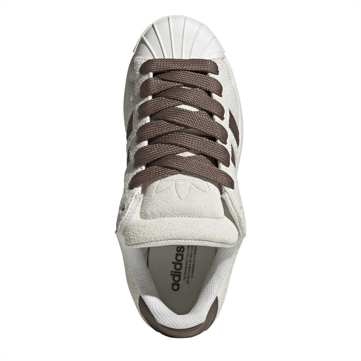 White - Lifestyle - Adidas Womens-Ladies Superstar Suede Trainers