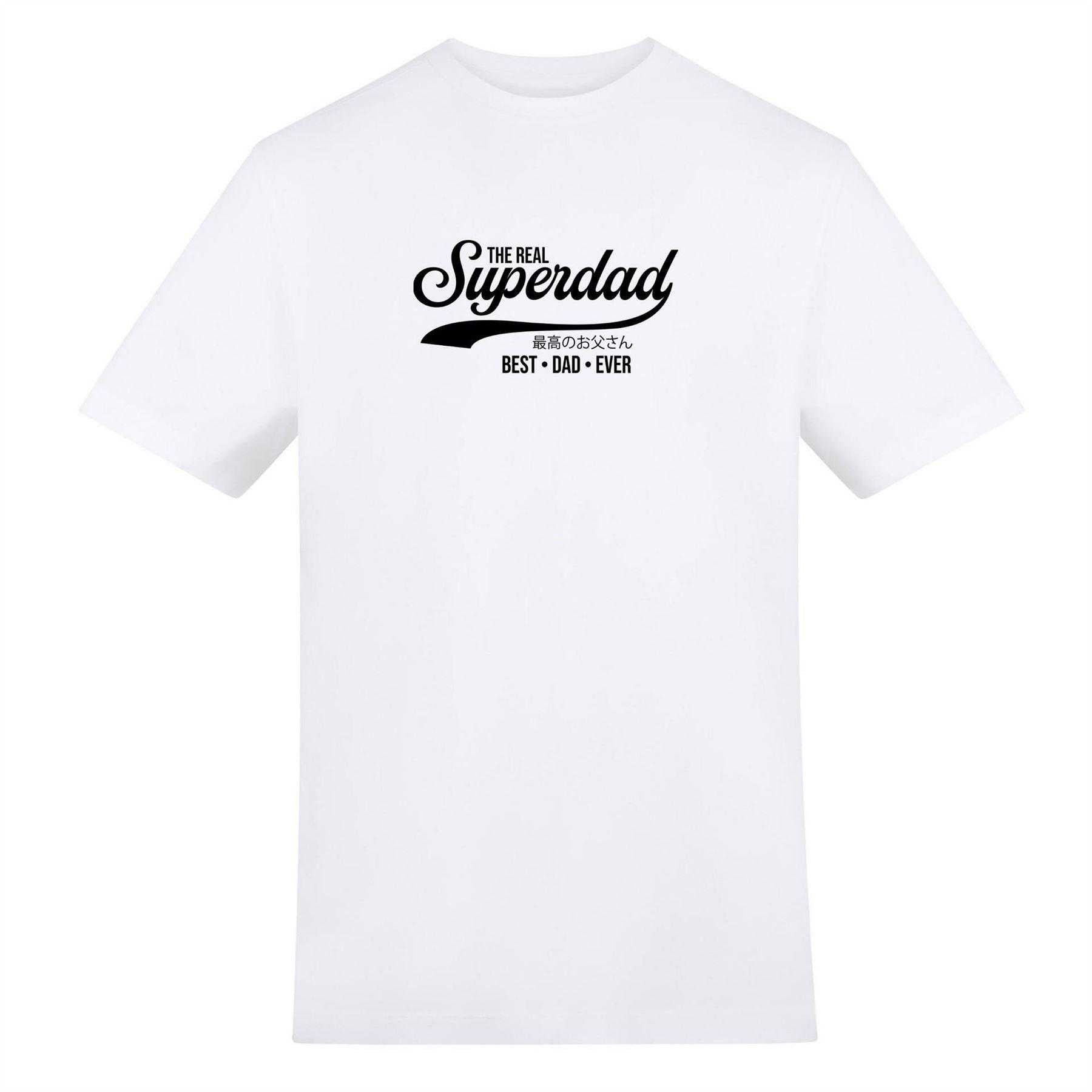 Black - Front - AWD Mens Superdad T-Shirt