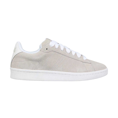 Grey-White - Front - Lonsdale Mens Kensal Leather Trainers