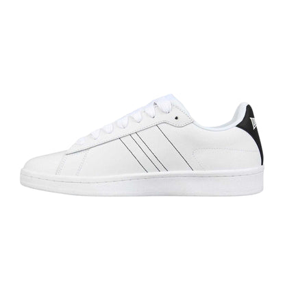White - Back - Lonsdale Mens Kensal Leather Trainers