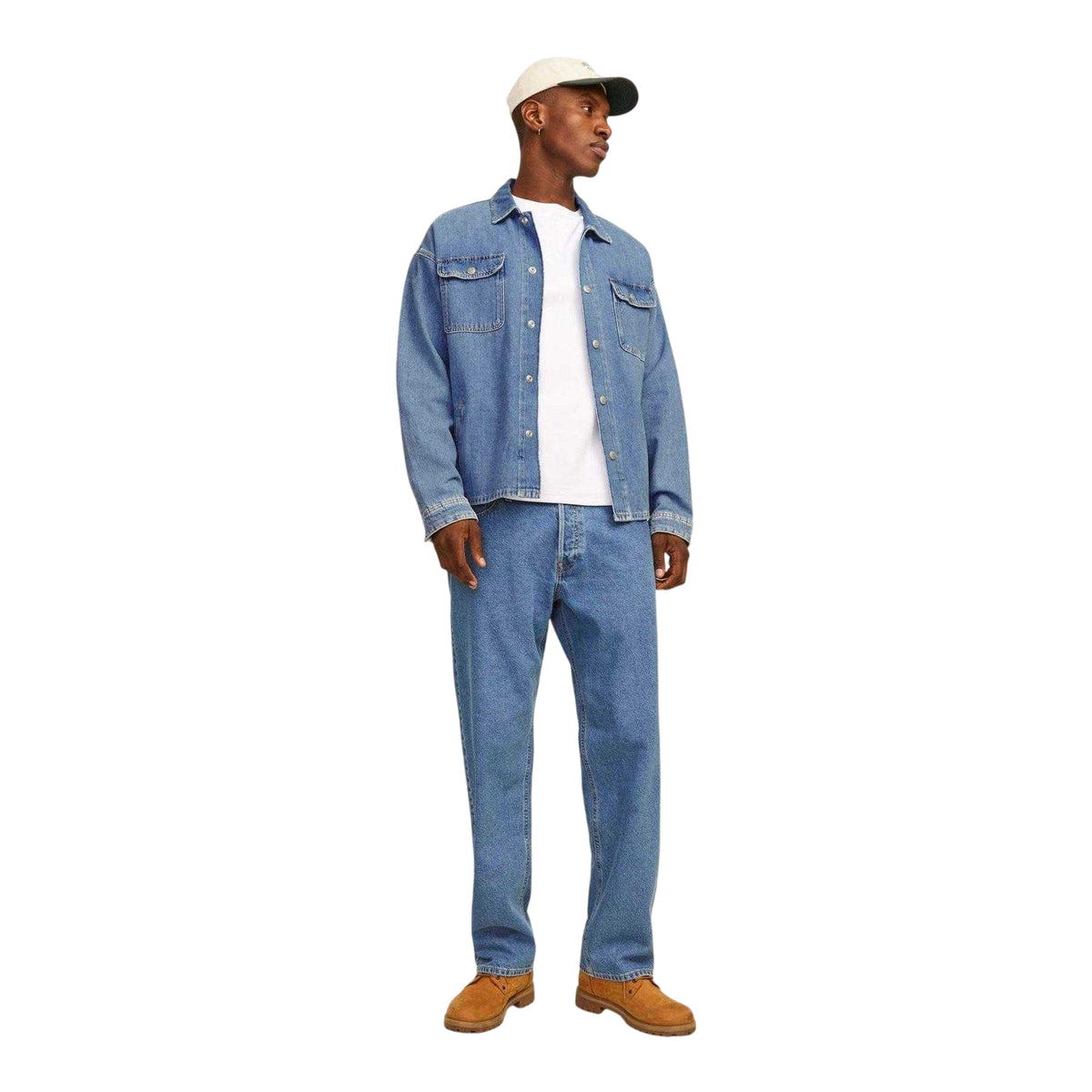 Blue Denim - Lifestyle - Jack And Jones Mens Eddie Originals Denim Jeans