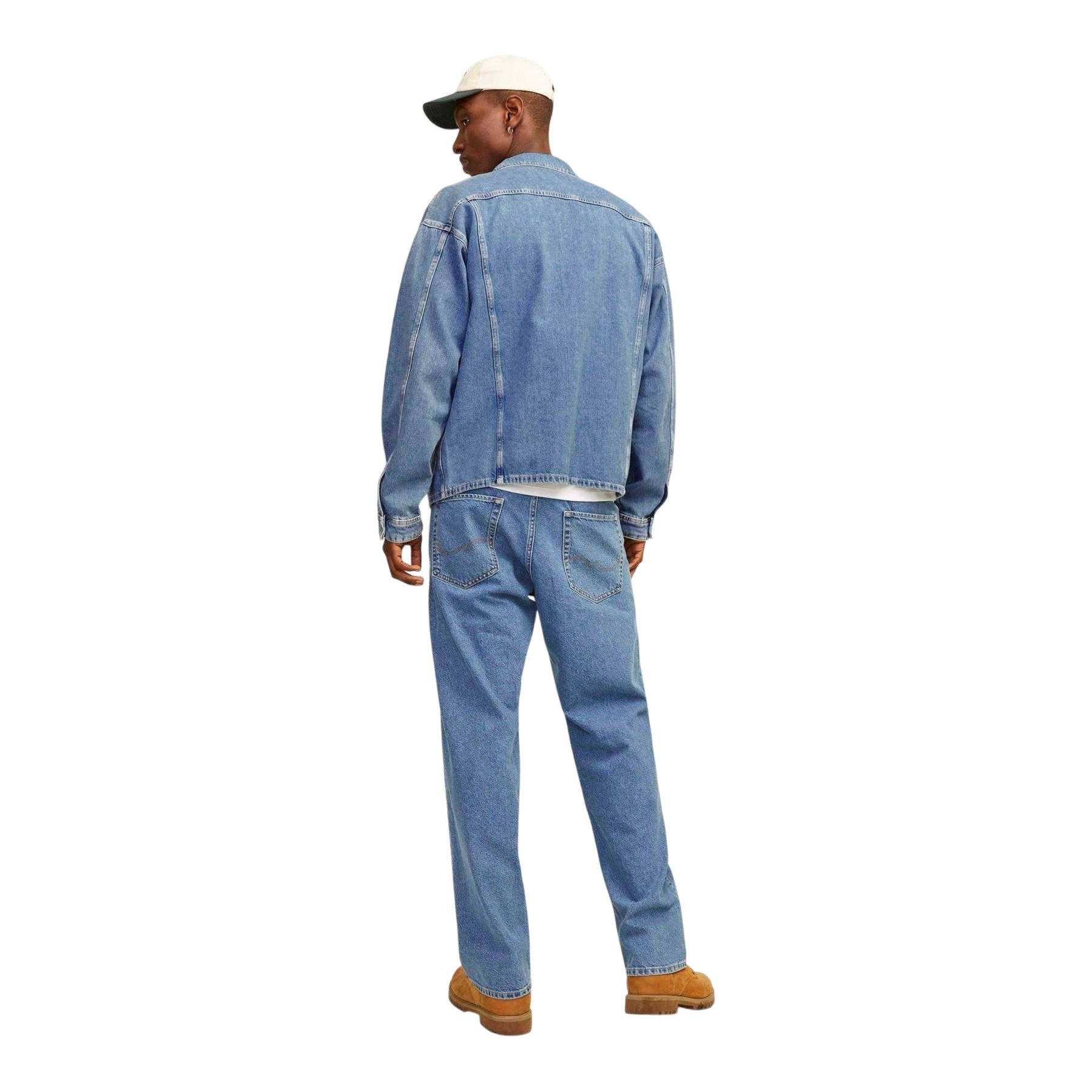 Blue Denim - Pack Shot - Jack And Jones Mens Eddie Originals Denim Jeans