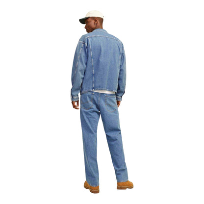 Blue Denim - Pack Shot - Jack And Jones Mens Eddie Originals Denim Jeans
