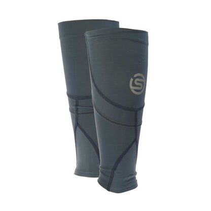 Blue Grey - Back - Skins Unisex Adult Series-3 MX Calf Sleeve