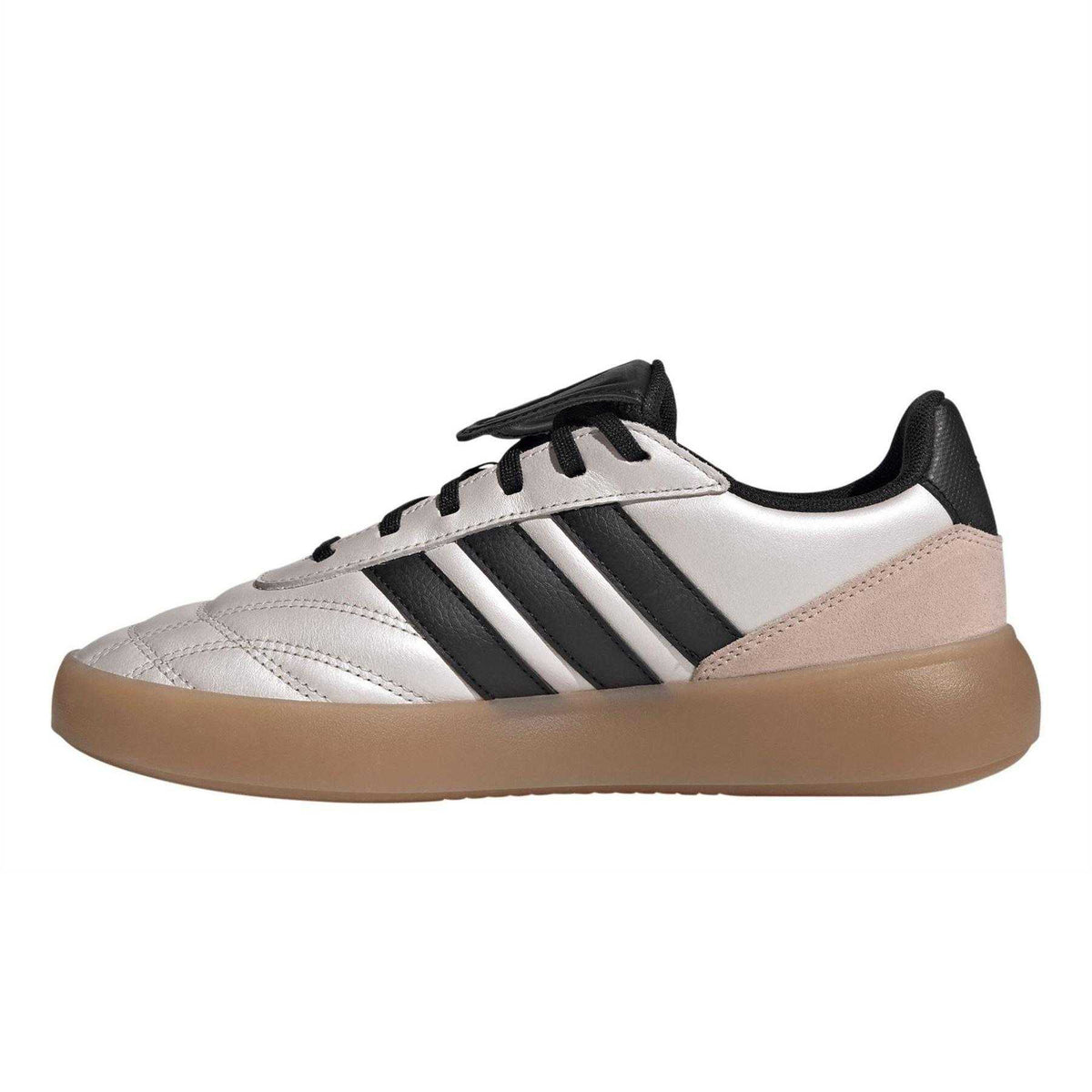 Pearl Pink - Side - Adidas Mens Mundial Suede Indoor Football Trainers