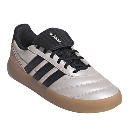 Pearl Pink - Pack Shot - Adidas Mens Mundial Suede Indoor Football Trainers