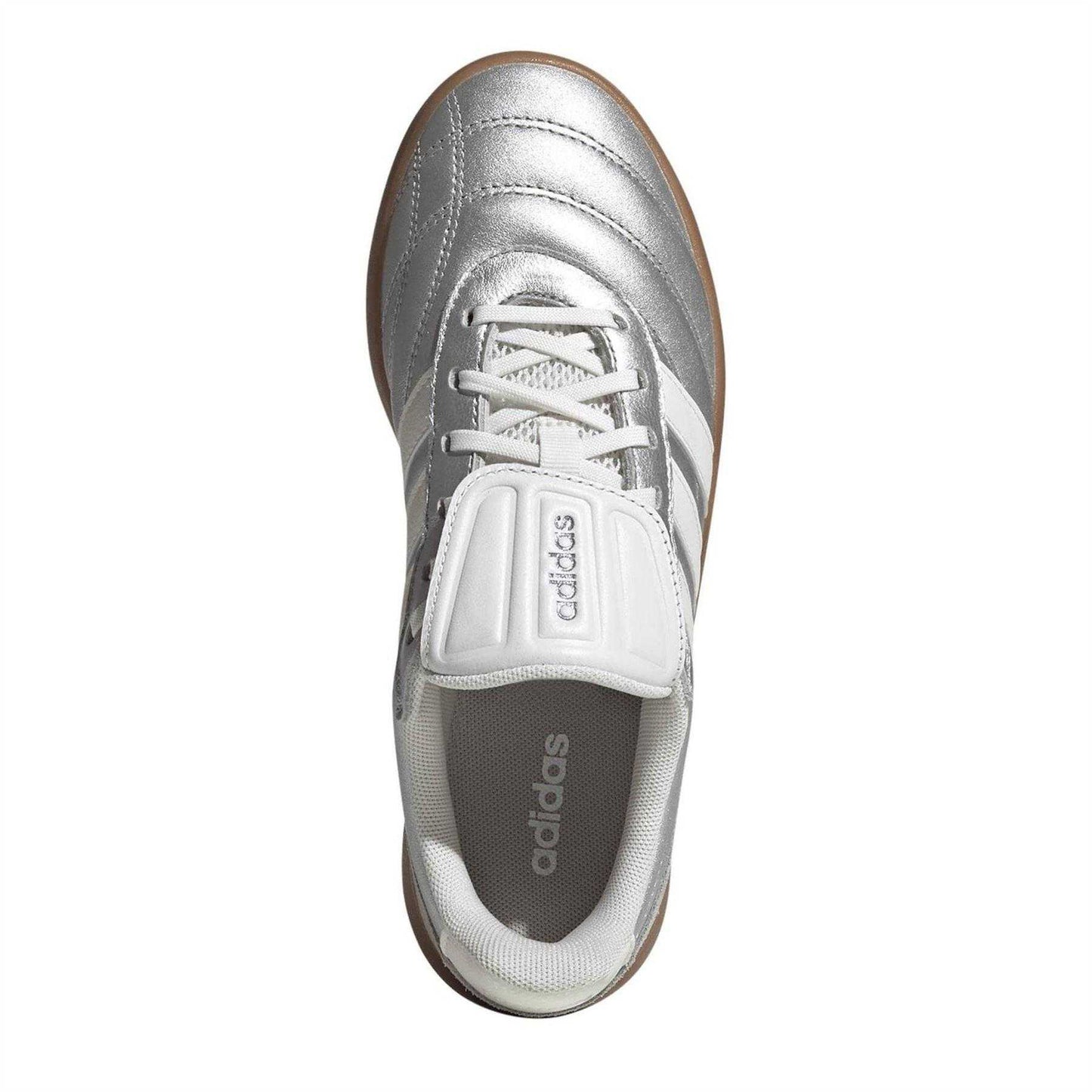 Silver - Lifestyle - Adidas Mens Mundial Suede Indoor Football Trainers