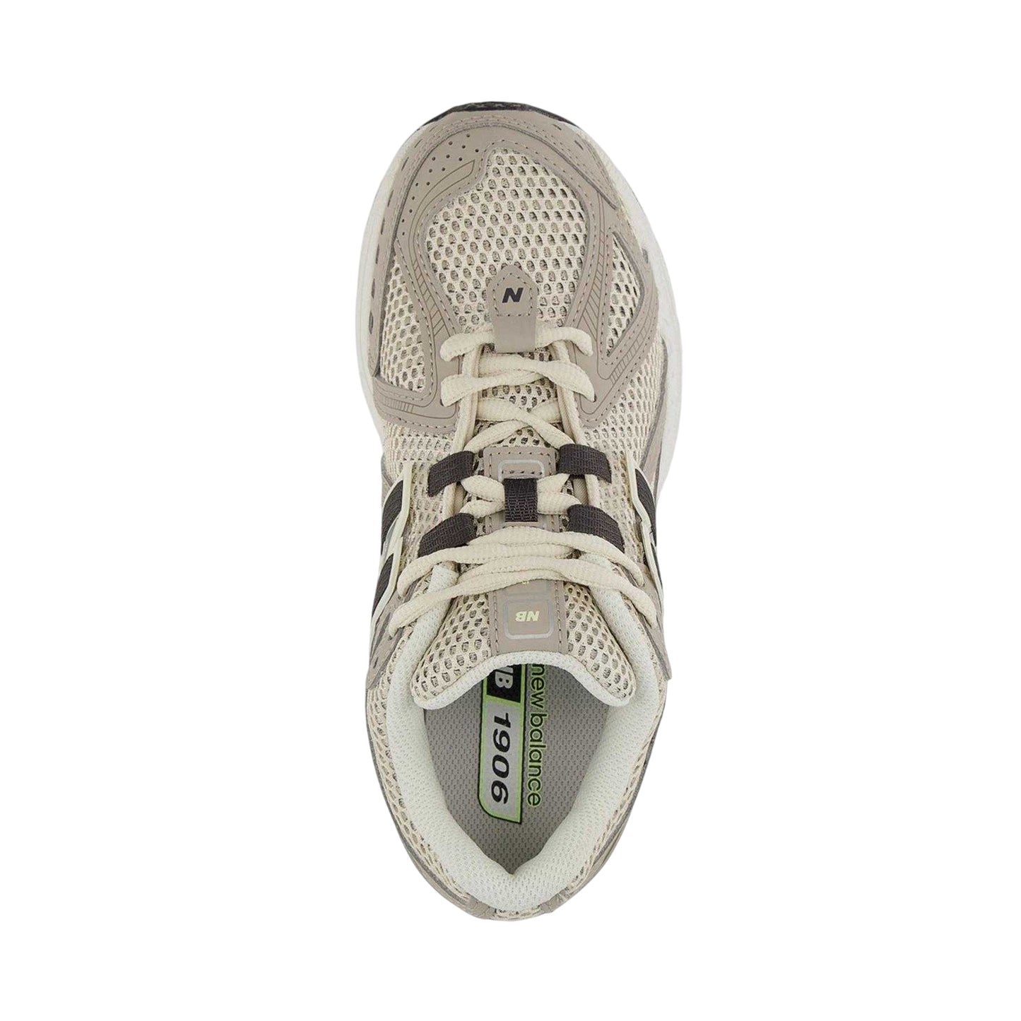 Beige-White - Side - New Balance Childrens-Kids 1906 Trainers
