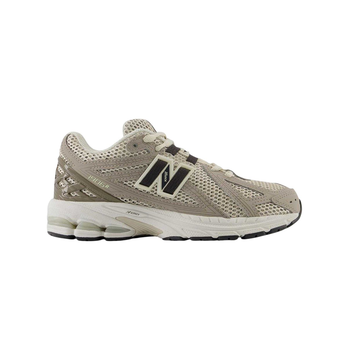 Beige-White - Front - New Balance Childrens-Kids 1906 Trainers
