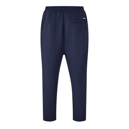 Navy - Back - Belier Mens Premium Jersey Relaxed Fit Jogging Bottoms