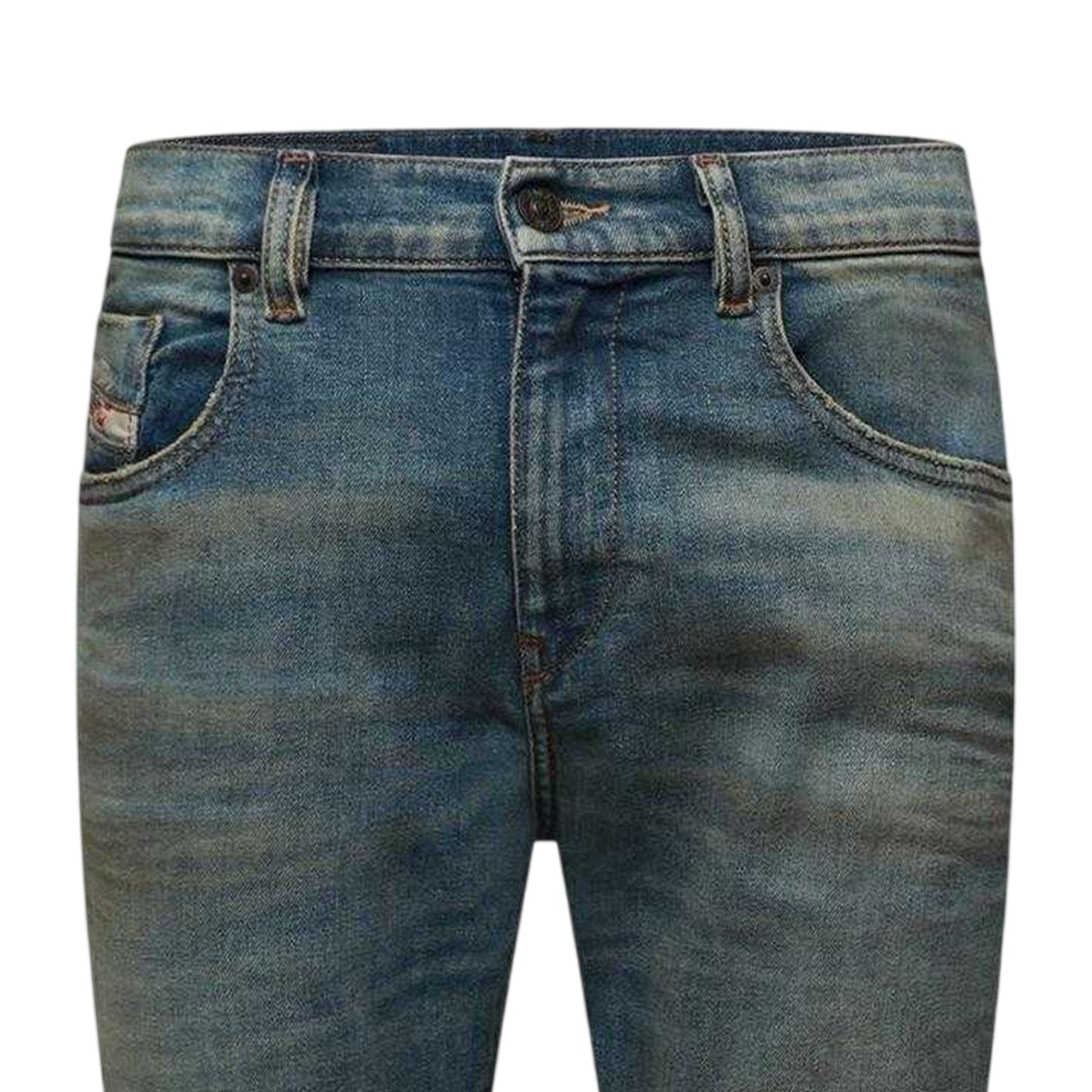 Blue Denim - Side - Diesel Womens-Ladies 2019 D-Strukt Denim Jeans