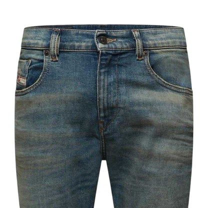Blue Denim - Side - Diesel Womens-Ladies 2019 D-Strukt Denim Jeans
