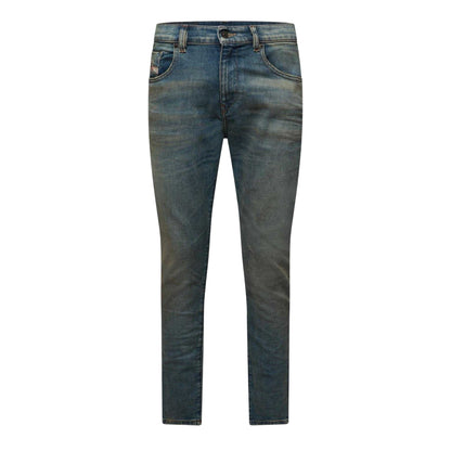 Blue Denim - Front - Diesel Womens-Ladies 2019 D-Strukt Denim Jeans
