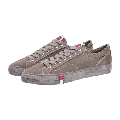 Dusty Brown - Lifestyle - Tommy Jeans Mens Court Trainers