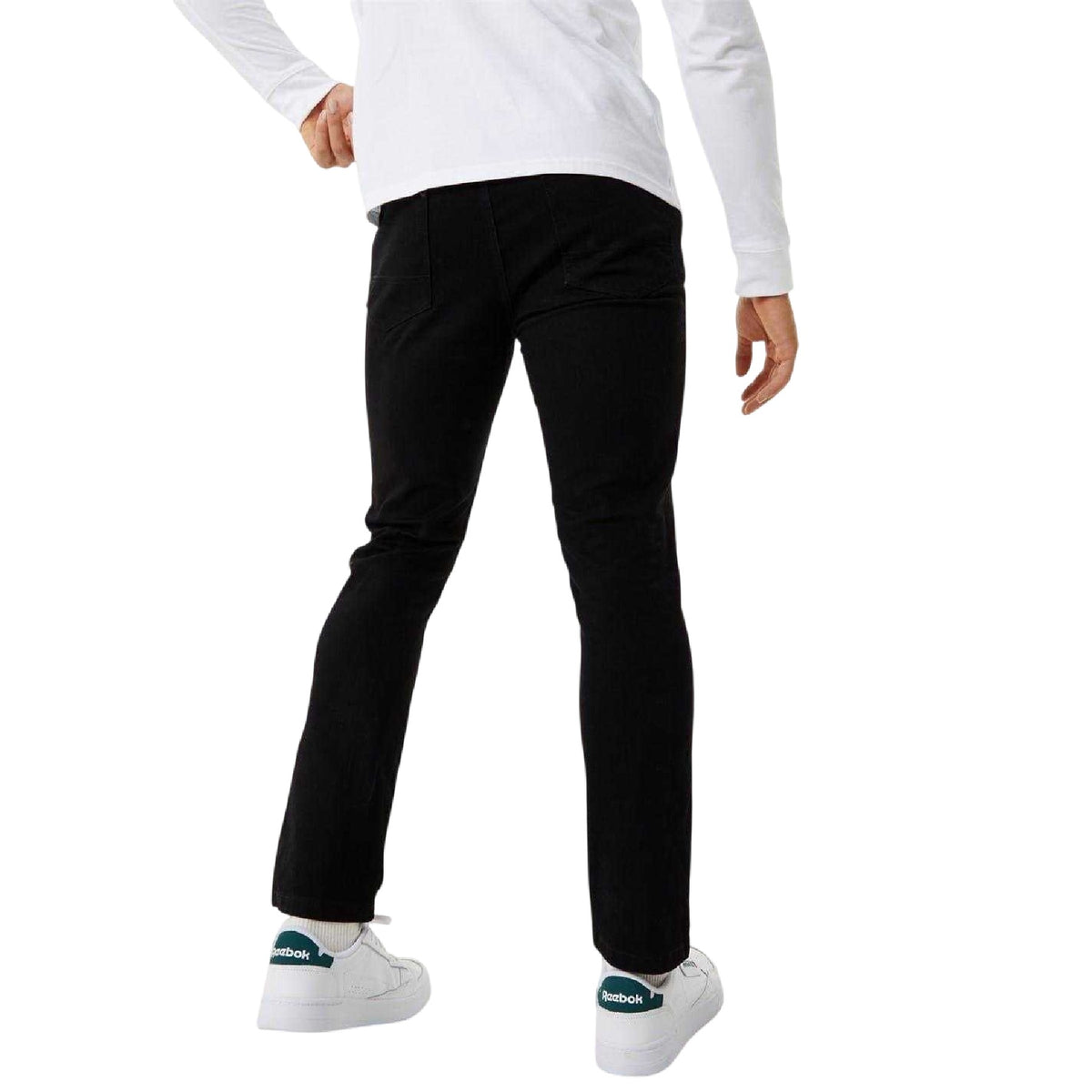 Black - Back - Jack Wills Mens Denim Plain Slim Jeans
