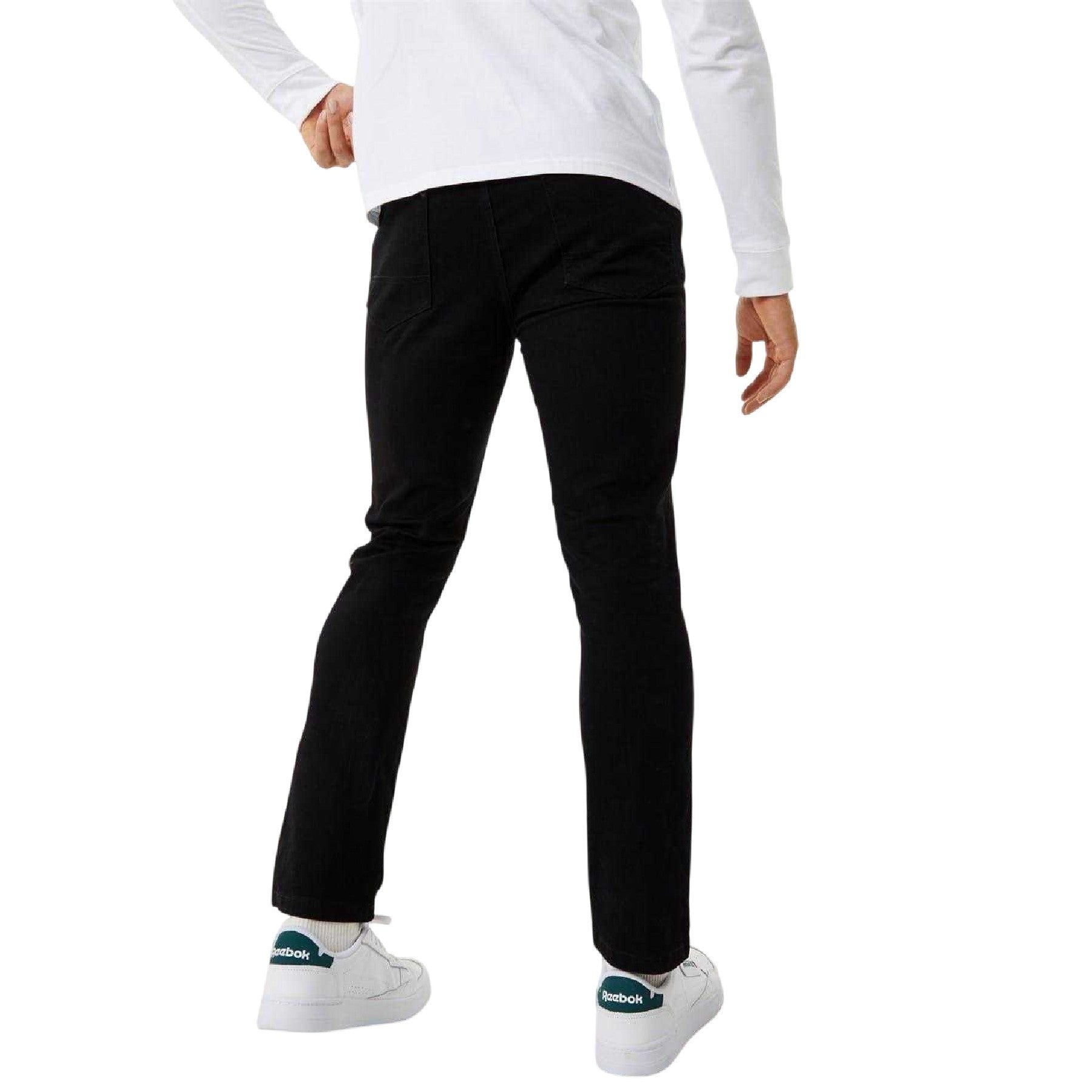 Black - Back - Jack Wills Mens Denim Plain Slim Jeans