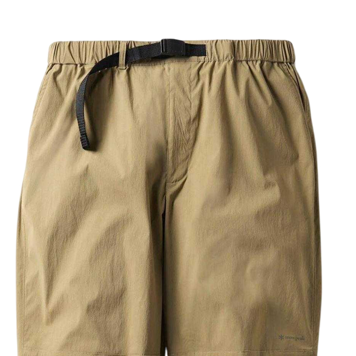 Greige - Back - Snow Peak Mens Water Repellent Parachute Pants