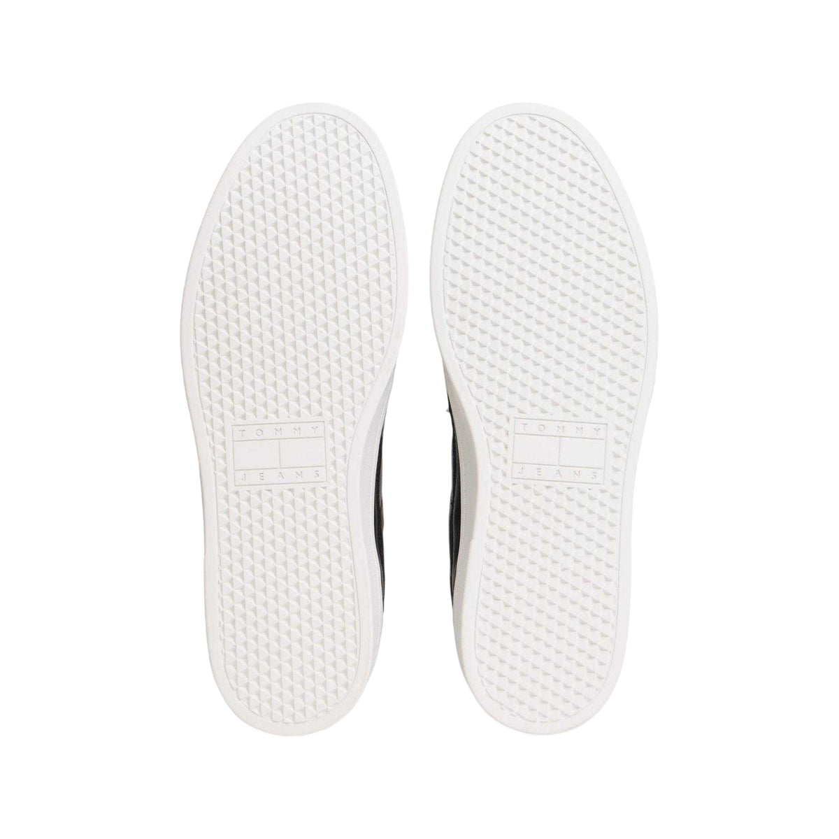 Black - Lifestyle - Tommy Jeans Mens Greenwich Leather Flat Trainers