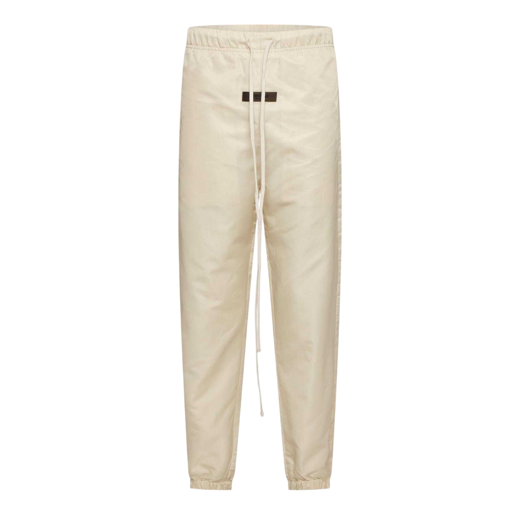 Eggshell - Front - Fear Of God Essentials Womens-Ladies Solid Slim Trousers