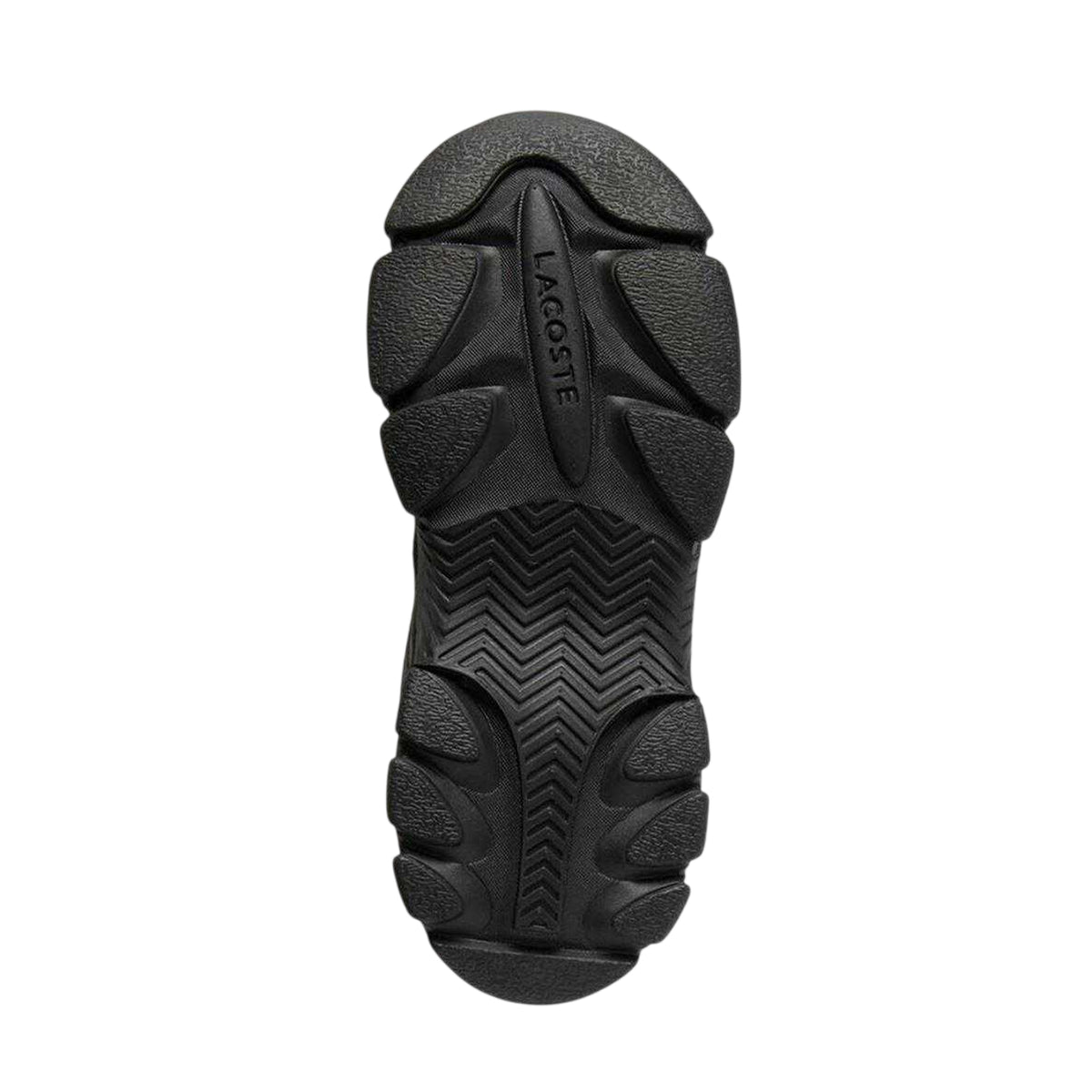 Black - Lifestyle - Lacoste Childrens-Kids L003 Neo Suede Chunky Flat Trainers
