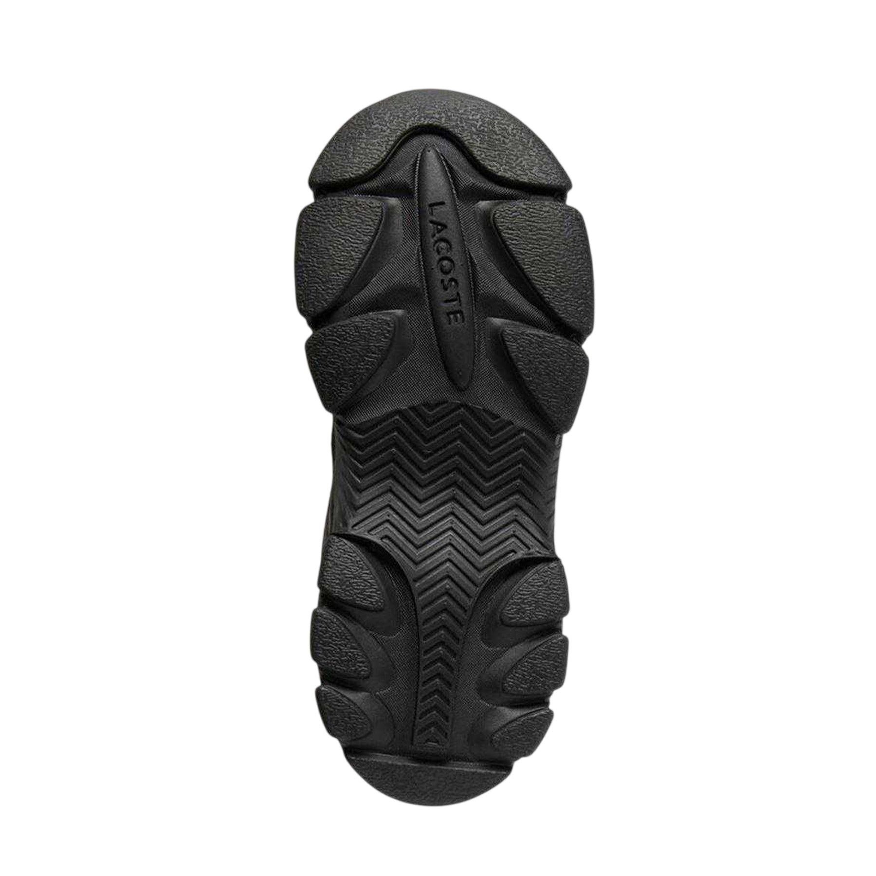 Black - Lifestyle - Lacoste Childrens-Kids L003 Neo Suede Chunky Flat Trainers