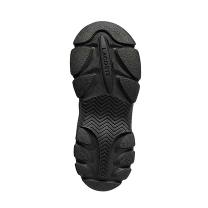 Black - Lifestyle - Lacoste Childrens-Kids L003 Neo Suede Chunky Flat Trainers