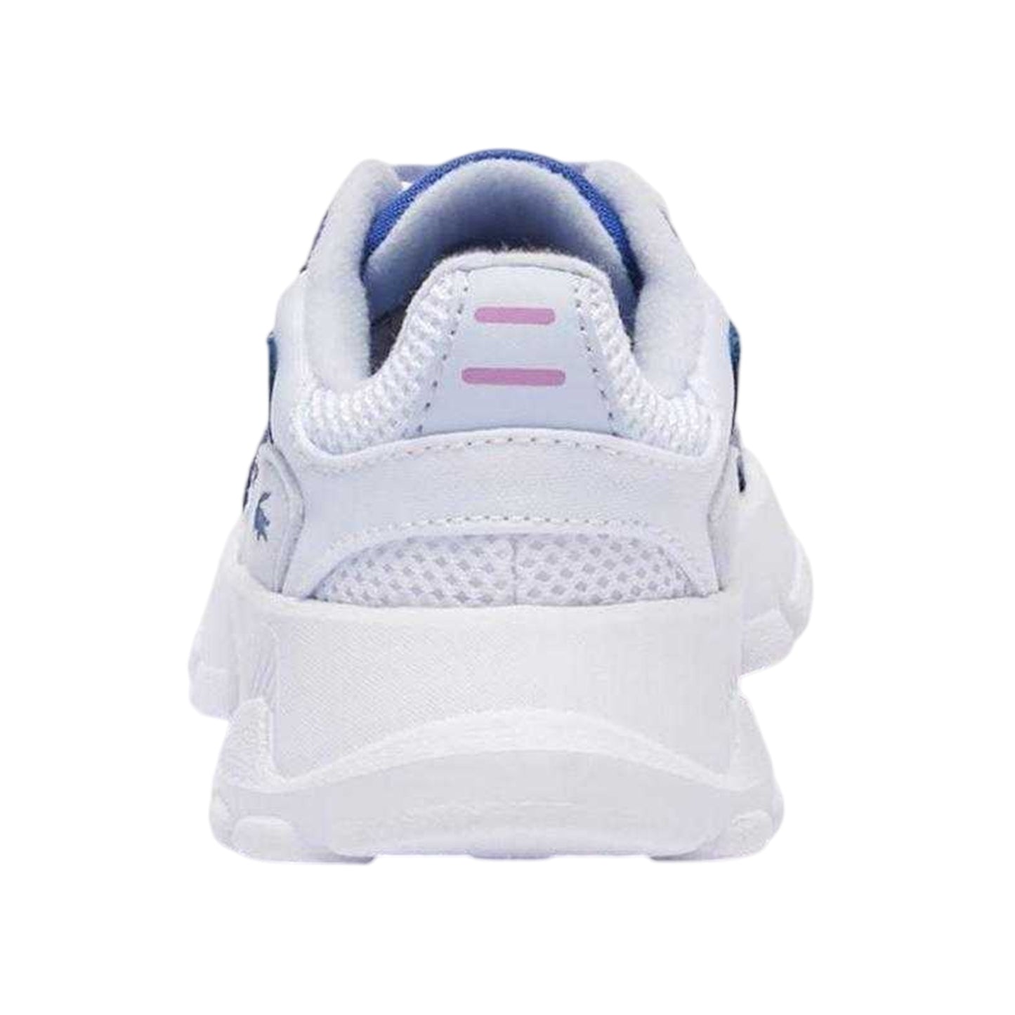 Light Blue - Back - Lacoste Childrens-Kids L003 Neo Suede Chunky Flat Trainers