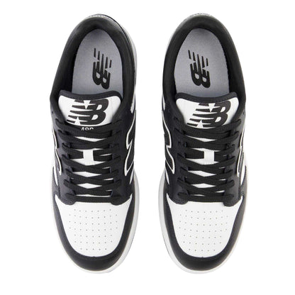 Black-White - Lifestyle - New Balance Mens 480 Leather Trainers