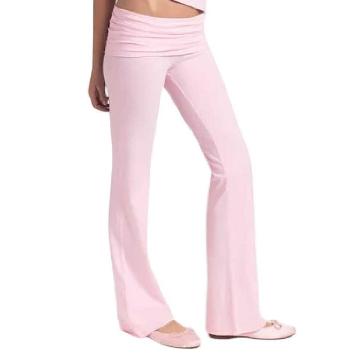Cherry Blossom - Side - Skims Womens-Ladies Cotton Jersey Foldover Trousers