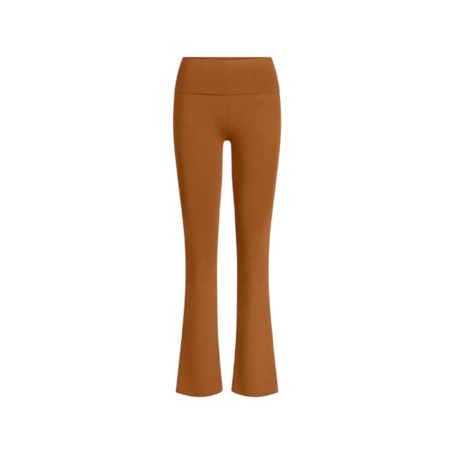 Chai - Front - Skims Womens-Ladies Cotton Jersey Foldover Trousers