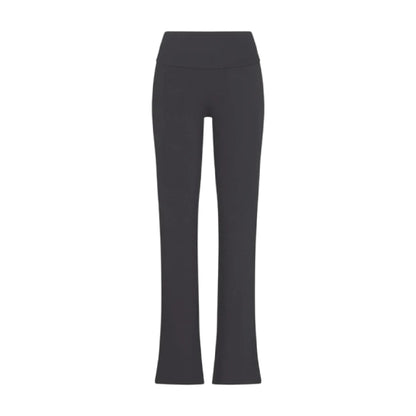 Ash - Front - Skims Womens-Ladies Cotton Jersey Foldover Trousers