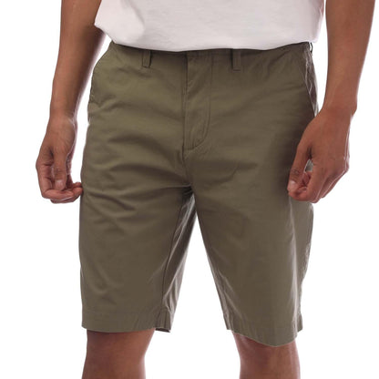 Grey - Front - Timberland Mens Topsfield Poplin Chino Shorts