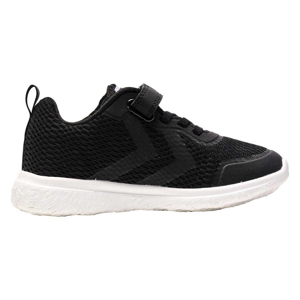 Black-White - Front - Hummel Childrens-Kids Actus Tex Trainers