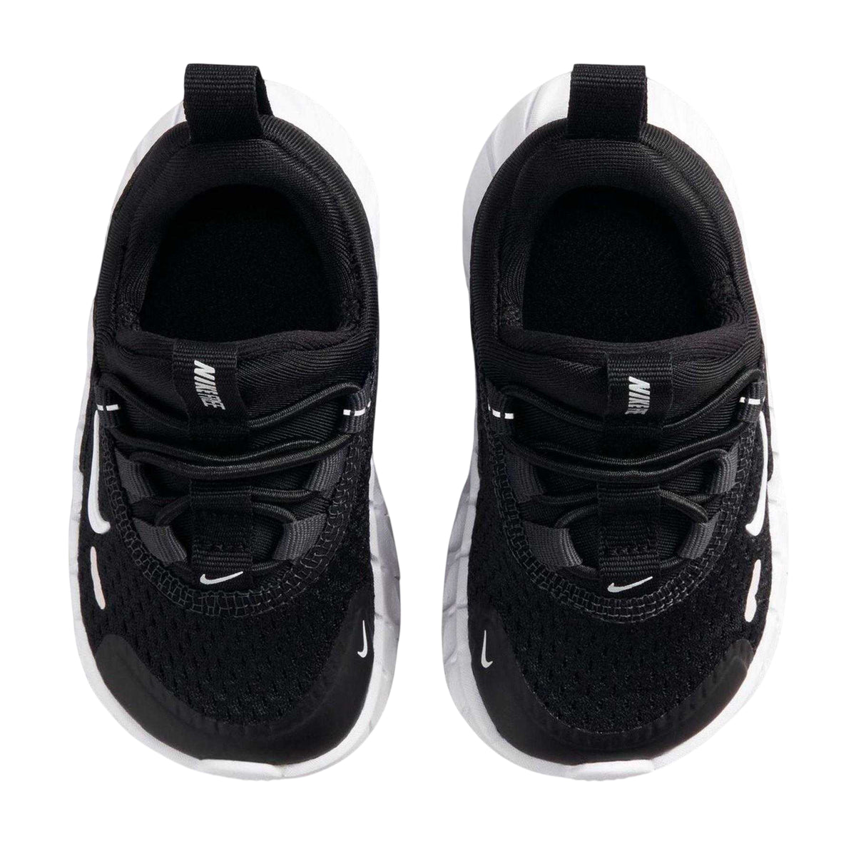 Black-White - Side - Nike Childrens-Kids Free Ride In63 Runner Trainers