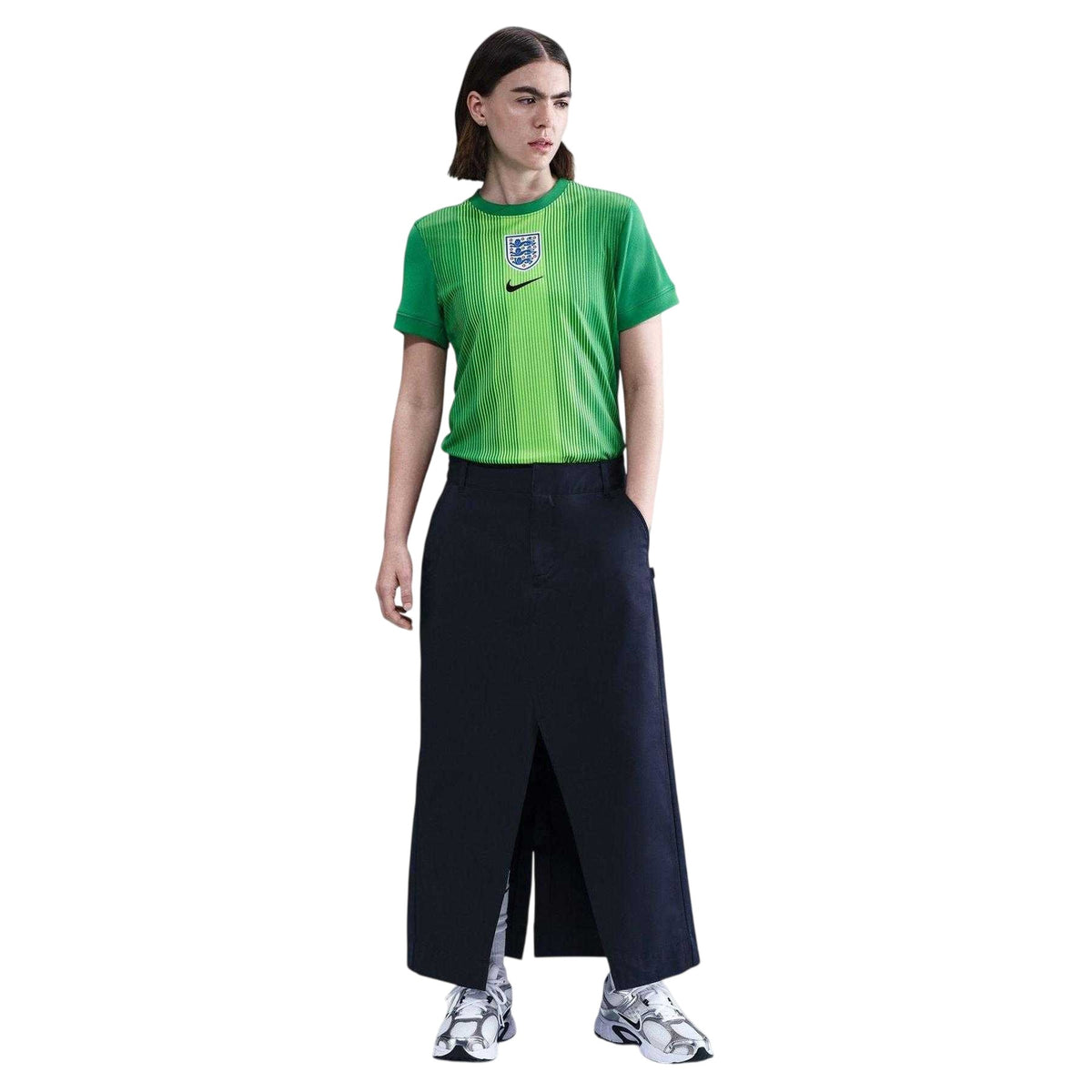 Green-Black - Pack Shot - Nike Womens-Ladies 2025 England FA Dri-FIT Goalkeeper Jersey